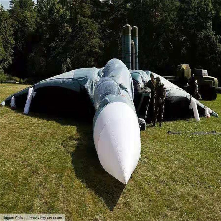 克孜勒苏柯尔克孜充气战斗机气模模型